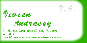 vivien andrassy business card